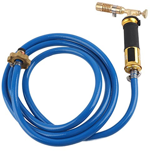 Torcia a Propano con Tubo Flessibile, Torcia Turbo a Gas, Tagliatubi, Saldatura a Propano, Brasatura Per Saldatura