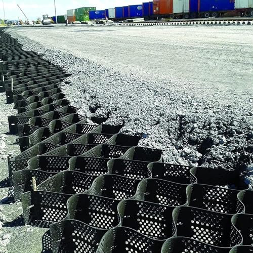 GYJ Pavé de grille géocellulaire en nid d'abeille, très grand stabilisateur de gravier perméable, pavé de trottoir, jardin, for travaux de sous-sol, aménagement paysager, 1 à 10 m de long HY ( Size :