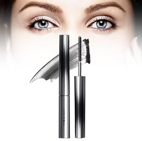 SHCHME Judydoll Mascara 3D Curling Eyelash Iron Mascara Judy Doll Mascara Waterproof Long Lasting Bristleless Mascara for Woman