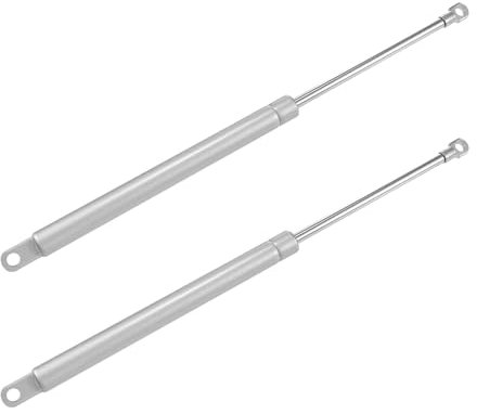 X AUTOHAUX Lot de 2 supports de levage argentés de 38,1 cm, 45 Ib/200N, vérins à gaz universels pour camping-car, voiture, camion, bateau, fenêtre, armoire, porte