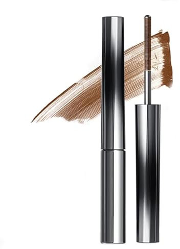 Vervaci Mascara, Judy Doll Curling Iron Mascara, 3D Curling Wimpern Iron Mascara, Judy Doll Mascara, Brush Mascara Waterproof, Metal Mascara (Color : Brown-2pcs)