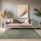 Paco Home Teppich In- & Outdoor, Moderne abstrakte Boho Designs mit 3D Struktur, robust & wetterfest, ideal für Terrasse Wohnzimmer & Küche, Grösse:80x250 cm, Farbe:Grün 3