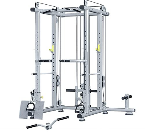 asdchZen Power Rack, Multifunktions-Langhantelständer Für Zu Hause, Asuka Training Equipment High Pull Down Free Frame Squat Rack
