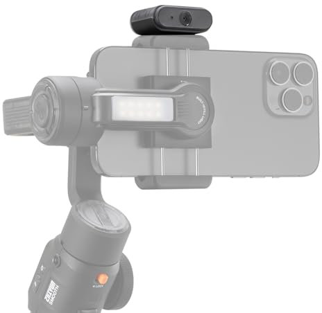 Delaman AI Tracking Sensorfor Gimbal Stabilizer AI Tracking Sensor Magnetic Module Compatible with ZHIYUN SMOOTH 5S Gimbal Stabilizer, High Precision Tracking, Easy Installation, Lightweight Design