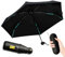 LPAMABA Reise Regenschirm 24 Rippen Taschenschirm mit Kapsel Fall kompakter Regenschirm Im Freien UV Faltender Regenschirme Kompakter Regenschirme Schwarz 210T Beschichtung Mini-Klappschirm für Kinder