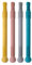 Silikon Baby Zahne Spielzeug Hohl Teether -Rohr Hochwertiger Bissfest Ungiftiger BPA -freies Hypoallergener Kauen -Strohspielzeug für Säuglinge 0 Bis 6 Monate Gemischte Farbe 6,3