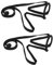 TOYANDONA 2pcs Adjustable Microphone Clip Holder Portable Neck Hanging Stand for Performers Stable Mic Clamp for Musicians Magicians
