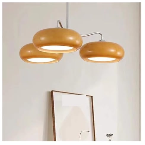 PVYGDXYI Lustre de Plafond en Verre Orange, Style Bauhaus, Style Vintage, pour Salon, Chambre à Coucher, Restaurant, décoration, Lampe Suspendue française, luminaire Suspendu Moderne