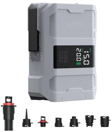 Pompa D'aria Elettrica Intelligente, Batteria Ricaricabile, For Materassini Gonfiabili For Tende, Barche E Kayak. Uso Versatile