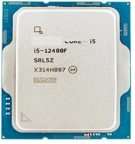 Procesador de CPU C-Ore i5 12400F 2,5 GHz 6-C-Ore 12 Hilos 10NM L3=18M 65W LGA 1700 sin refrigerador