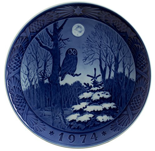 ROYAL COPENHAGEN PORCELLANA PIATTO DI NATALE 1974