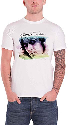 George Harrison Herren Water Colour Portrait T-Shirt