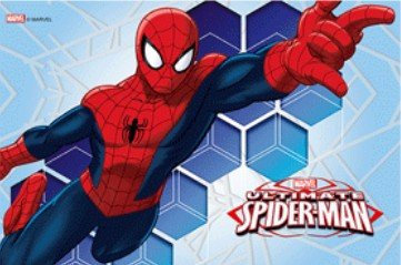 Rectangle en azyme Ultimate Spiderman pour gâteau