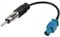 Eightwood Antena DAB Fakra a Din Cable Fakra Z a Din Adaptador ISO Cable Car Radio ISO PC5-100 Cable 15cm Compatible para antena FM Radio DAB Radio FM