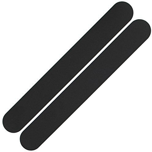 Finest Folia Fahrrad Kettenstreben Schutz Aufkleber Folie Lackschutz (K098 Matt Schwarz)