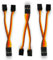 3 Stück 10cm Premium Servo Y Verlängerungskabel V Kabel Y-Kabel Verlängerung für Futaba Robbe JR Graupner Hitec 100mm 26AWG RC Modellbau