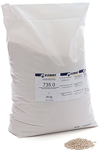 Émail Colle Granulés Kleiberit 735.0 Eva Colle thermofusible à bords Leimen Meubles bords umleimer, ivoire