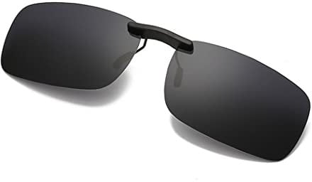 DAUCO polarisierte Sonnenbrille für Brillenträger Überzieh-Sonnenbrille mit Brillen-Etui für Herren und Damen Sonnenbrillen-Clip