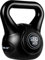 MOVIT Kettlebell STYLISH BLACK, Kugelhantel mit Bodenschonender Kunststoffhülle, 2 bis 20 kg, Schadstoffgeprüft, 20 kg Schwarz