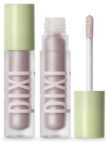 Pixi EyeLift Max Liquid EyeShadow | Long-Wearing, Crease-Free Color | Luminous & Soft-Focus Finish | With Avocado, Rosehip & Mango Seeds Extracts | Chiffon | 0.12 oz/3.4 g
