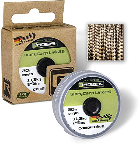 Radical WaryCarp Link 25 20m 11,3kg,25lbs Camou-Olive