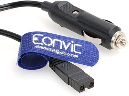 EONVIC 12V DC 2 Pin Cable Plug Wire for Car Cool Box Mini Fridge (3M)