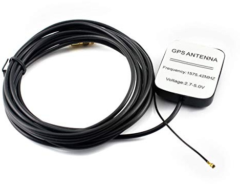 Waveshare GPS External Antenna Ceramics with Amplifier (Include IPX to SMA Adapter Wire)