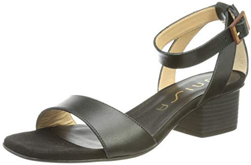 Unisa, Piattaforma Donna, Black, 39 EU