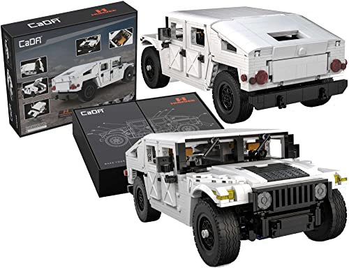 CaDA Humvee SUV Auto Bausatz Baufahrzeug - 1380 Stück Blöcke