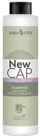 ERBA VITA Newcap Shampoo Capelli Secchi prodotto cosmetico con formulazione specifica per rispettare le difese naturali - 250 ml