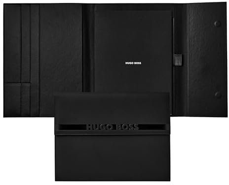 HUGO BOSS Cloud Conference Folder L Matte Black