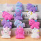 Ainiv 12 Stück Einhorn Squishies Kawaii Soft Silikon Spielzeug Anti, Kawaii Tier Squishies Partytüten Füllstoff Stressabbau Spielzeug für Kinder Erwachsene Weihnachten Geburtstagsgeschenk
