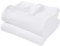 PHF 100% Baumwolle Musselin Decke 130x150cm, 4-lagige weiche hautfreundliche & atmungsaktive Tagesdecke, Ganzjahres-Komfort White Sofaüberwurf Couchdecke für Bett Sofa, Weiß