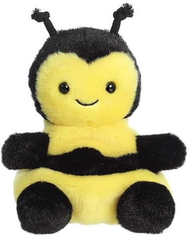 Aurora, 82058, Palm Pals Queenie Bee 5In, Soft Toy, Yellow & Black