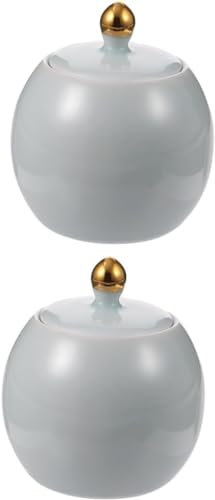 Pots de confiture, bouteilles en verre, 2 pots de rangement à emporter, récipients alimentaires avec couvercles, récipients for aliments, terrarium, boîtes de cuisine en porcelaine, thé en porcelaine,