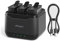 Osmo Action 4/3 Chargeur de batterie rapide pour DJI Action 4/3 Station de charge de batterie Action 4 Chargeur Cartes SD Accessoires Boîte de rangement