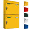 AL Briefkastensysteme Basic 2er Briefkasten RAL 1003 Signal Gelb 2 Fächer DIN A4 wetterfest Briefkastenanlage mit Posthaltebügel und 2 Namensschildern