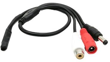 YTgilo Microphone de surveillance pour collecteur de son, reconnaissance de son, préampli amplifié, microphone externe pour son de caméra
