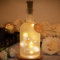 TUZELIYA Luz LED para botella con texto en alemán Kleine Wunscherfüller - Geschenke für Frauen - Weihnachtsgeschenk - Geldgeschenk - Geschenk für Geburtstag Hochzeit Weinacht