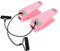 KICHOUSE Équipement De Gymnastique pour La Maison Mini Steppers Machine Elliptique sous Le Bureau Stepper Descalier pour Rose