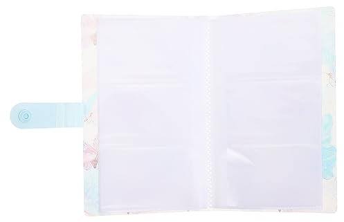 Healeved Nail Art Sticker Storage Book Capacity Photo Album for Nail Decals Portable Lightweight Organizer Daily Notes Storage