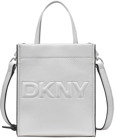 DKNY Women's Carter MINI Tote Crossbody Handbag, Pebble