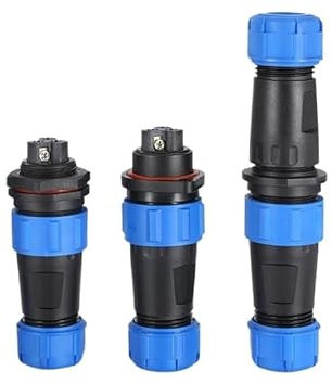 BIANMTSW SP16 SP17 SP20 SP21Panel Waterproof Solderless Connectors Socket IP68, Electrical Cable Wire Connector SP20 SP21 Docking,10 Sets(Male Female)_5P