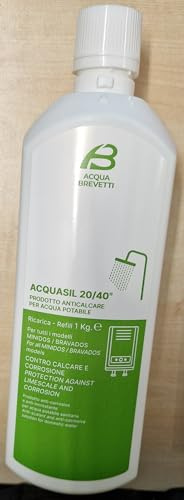 Acquabrevetti Acquasil 20/40 Antincrostante ed Anticorrosivo COD. PC002 FLACONE 1KG