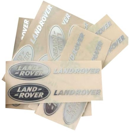 SONGLULU Auto Aufkleber für Land Rover Defender 130 Camel Trophy Edition 2023–,Individuell Gestalteter Metall Aufkleber Fahrzeug Dekoration Einfach Anbringbar Selbstklebend Grafik Sticker,8 Pcs
