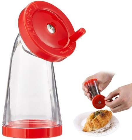 YOFDAL 1 PCS Sesame Seed Grinder,Manual Sesame Mill for Fresh Flavor, Flaxseed Grinder, Easy Twist for Rice, Salads, Noodles & Stir-Fries.