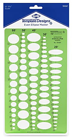 Alvin Even Ellipse Master Schablone (TD1267)