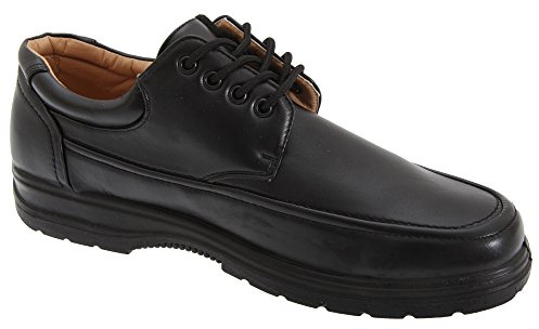 Mens Mens Basics Smart uns Shoes - Black ManMade, Mens UK 10 / EU 44