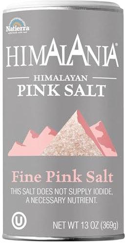 Natierra, Himalania Fine Grain Himalayan Pink Salt Shaker, 13 Ounce