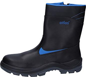 Atlas Unisex 6200s346 Stiefel Anatomic BAU 800 XP S3 W.10 Gr.46, Schwarz blau, Numeric_46 EU